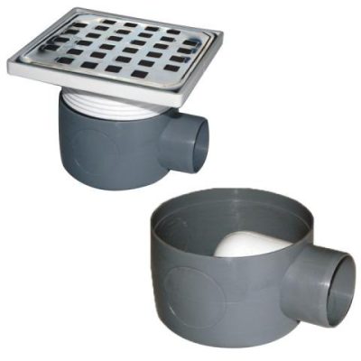 SIFON COLECTARE.H=80MM INALT.INOX