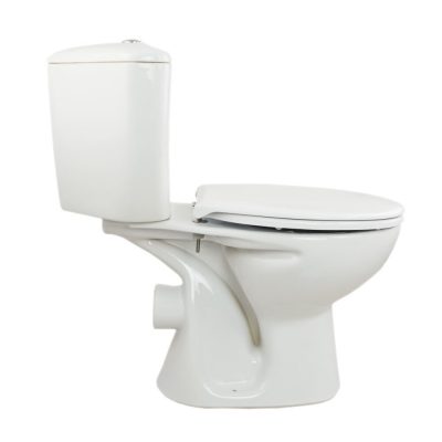 VAS WC CU REZERVOR PAMELA CU IESIRE LATERALA CAPAC DUROPLAST CU INCHIDERE LENTA INCLUS