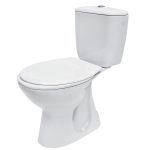 VAS WC CU REZERVOR PAMELA CU IESIRE VERTICALA CAPAC DUROPLAST CU INCHIDERE LENTA INCLUS