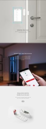 Senzor Usa Deschisa WIFI Heiman - imagine 3