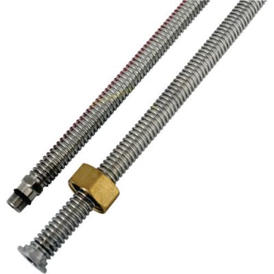 Racord apa inox monoc.1/2 F x M10 60cm set 2 buc