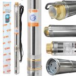 Pompa submersibila IBO 3.5SDm 3-15 1,1 KW, 11/2, H90m, 105l/min, 20m cablu