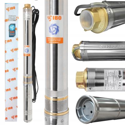 Pompa submersibila IBO 3.5SDm 3-15 1,1 KW, 11/2, H90m, 105l/min, 20m cablu