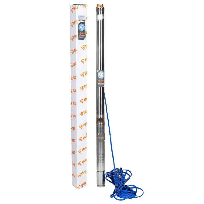 3stm20 Pompa submersibila IBO 3STM20, 1.1 kW, debit 100l/min, H77m, cablu 20m, rezistenta sporita la nisip - imagine 1