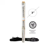 Pompa submersibila IBO 3STM28, 1.5kW, H108m, debit 100l/min, 230V, 20m cablu, rezistenta sporita la nisip