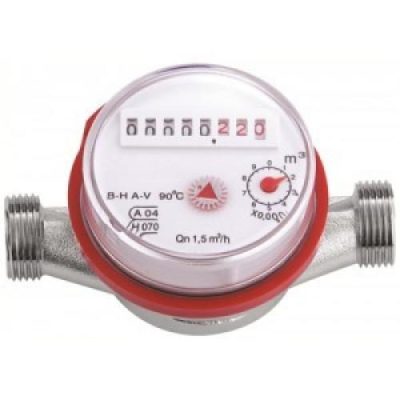 Contor apartament apa calda Timely echipat 15 mm x 1/2′