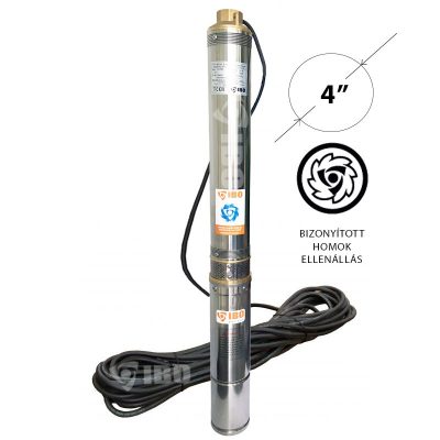 Pompa submersibila IBO 4SDM 5-20,2.2kW,11/2,H135m,160l/min, 20m cablu