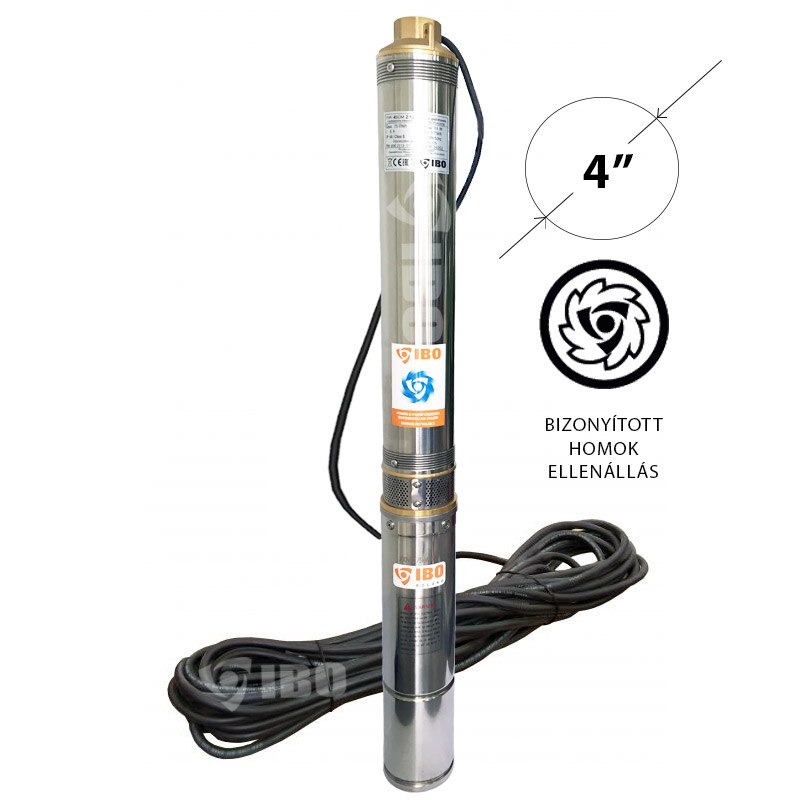 4SDM5-20IBO_3 Pompa submersibila IBO 4SDM 5-20,2.2kW,11/2,H135m,160l/min, 20m cablu - imagine 1