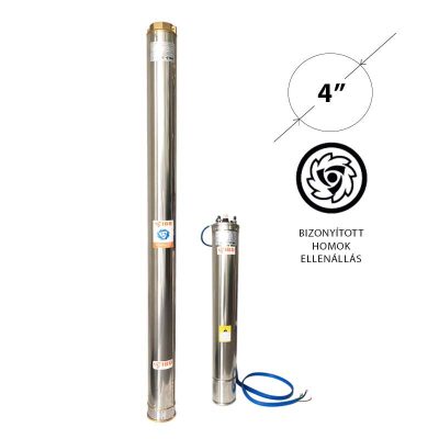 Pompa submersibila IBO 4SD16-18 5.5 kw, 400V, 2, H99m, 435l/min, 20m cablu, Trifazica