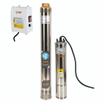 Pompa submersibila IBO 4SDM 3-18, 1.5kW, debit 94l/min, H135m, 1½, 20m cablu, rezistenta sporita la nisip