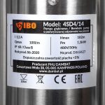 Pompa submersibila IBO 4SDM4-14, 1.1kW, debit 120l/min, H102m, 1½, rezistenta sporita la nisip - imagine 6