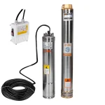 Pompa submersibila IBO 4SDM7-12, 1.5kW, debit 180l/min, H76m, 2, 20m cablu, rezistenta sporita la nisip