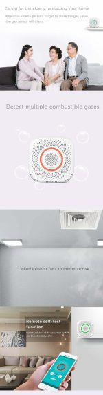 Senzor Gaz WIFI Heiman - imagine 3