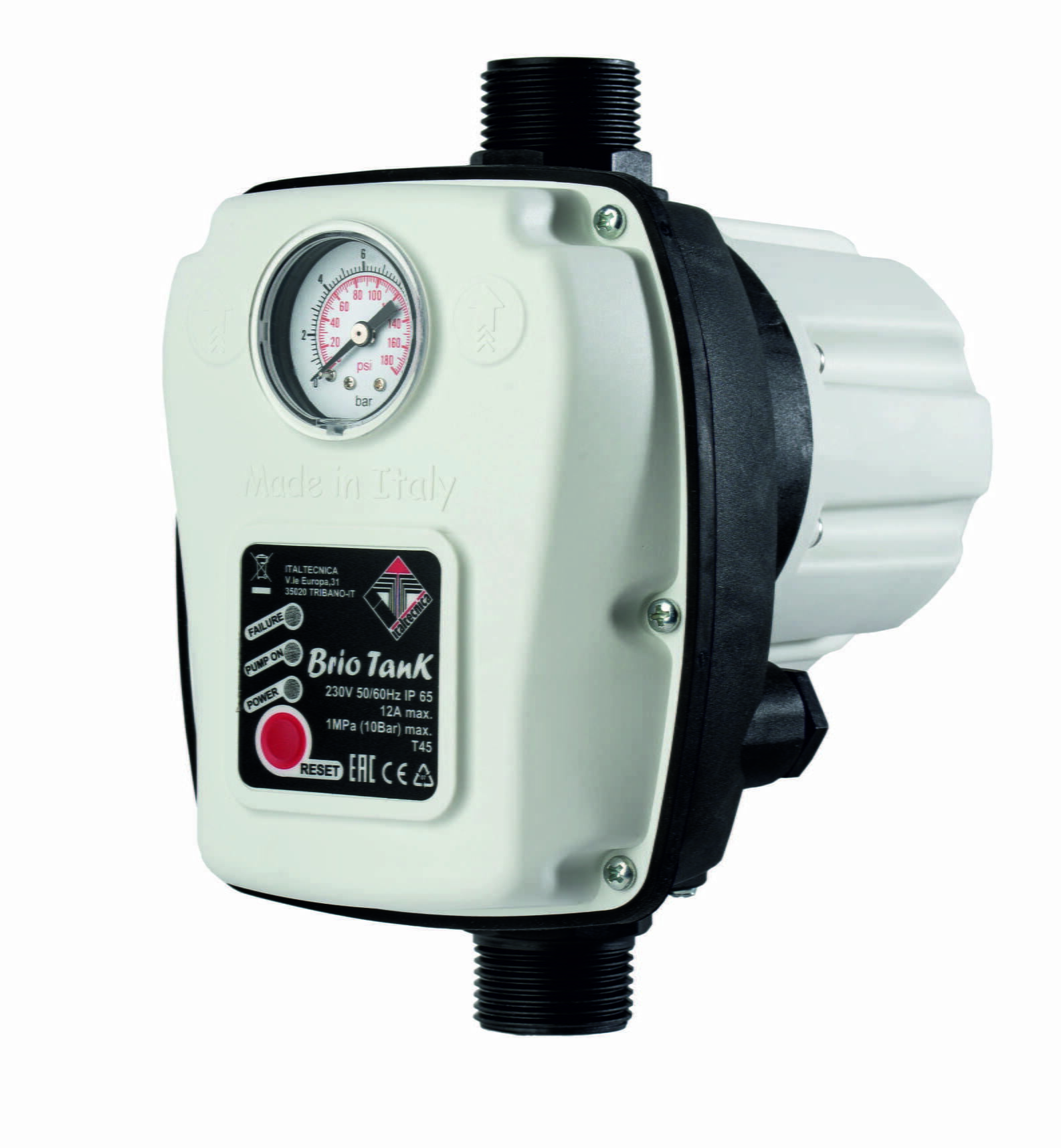 BRIO-TANK Presocontrol electronic BRIO TANK ITALTECNICA, 1". 12A/1500W,10Bar,Italy - imagine 1
