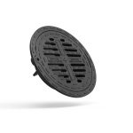 GRATAR ROTUND 590 B125 COMPOZIT