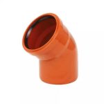 Cot 45 ° SN2 PVC/PPF 160x45 SN2 - imagine 4