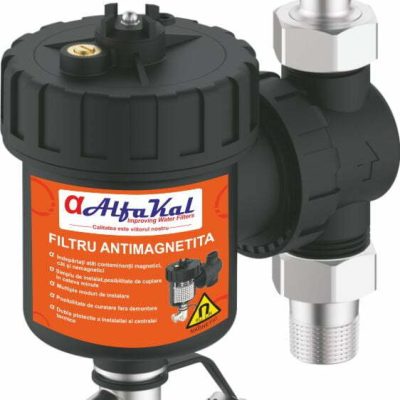 Filtru anti-magnetita AlfaKal -1”, magnet 11000Gauss + dozarea preparatelor de curățare și a inhibitorilor