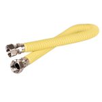 Racord Gaz 3/4 50-100 MF Extensibil din INOX cu Protectie Galbena cu piulite din INOX MTXINOX - imagine 3