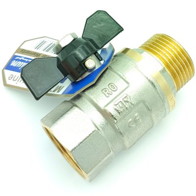 ROBINET APA PN40 trecere cu bila maner Fluture MTXGOLD 1MF