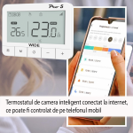 Pro 5RF WIDE Termostat Digital fara Fir cu WI-Fi Internet APP. ALFATECH - imagine 4