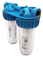Carcasa Duplex Filtru 10"X1" ALFAKAL - imagine 2