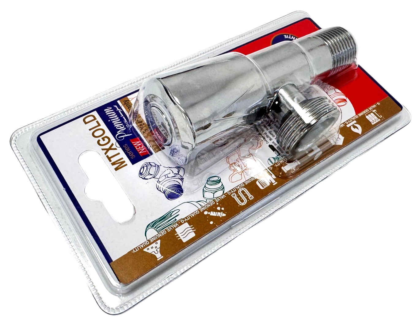 G51001 ROBINET COLTAR CROMAT Blister 1/2×3/4 - imagine 1