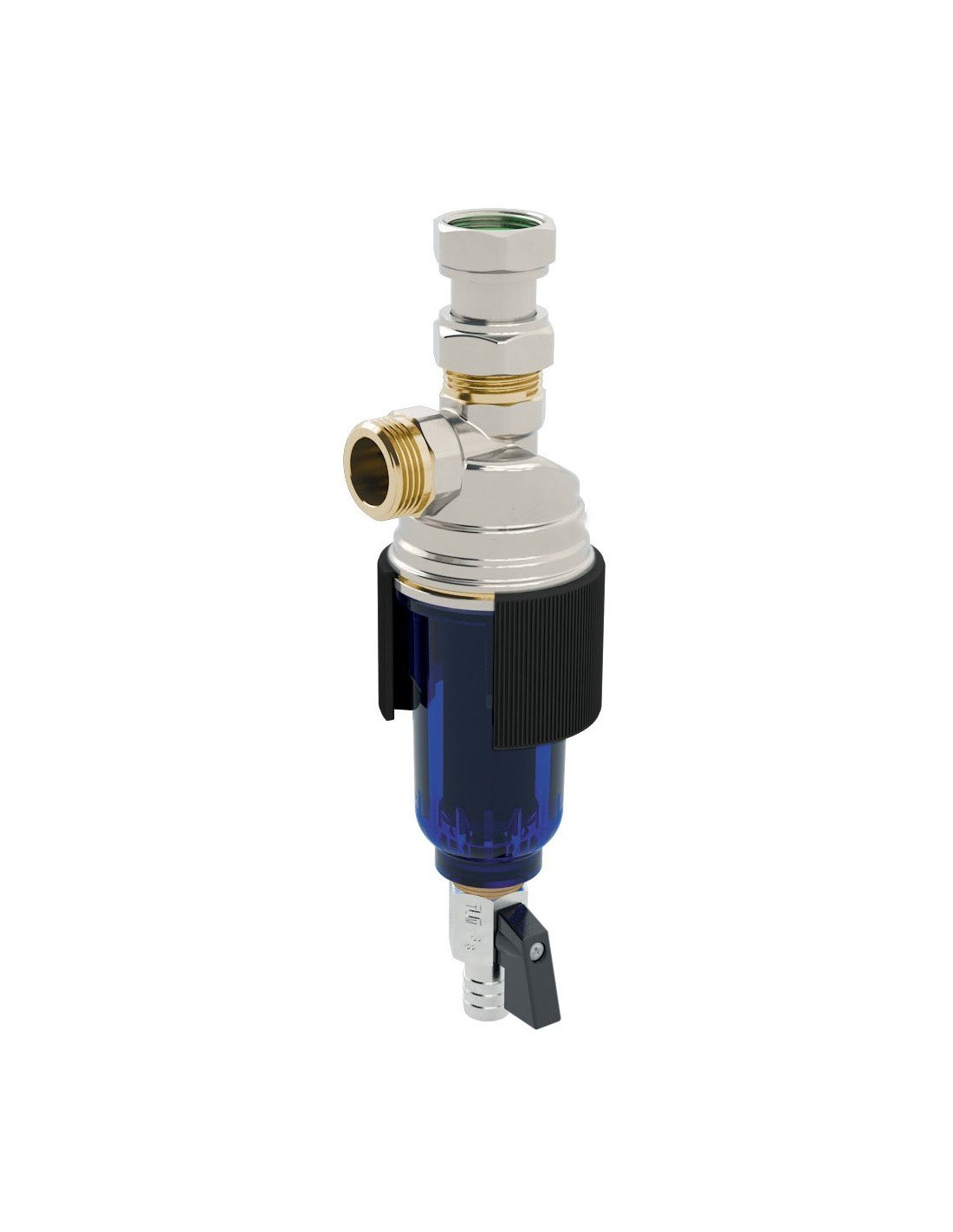 G51082_4 Filtru anti-magnetita AlfaKal FHTP34MAX 34 NdFeb 11.000 SITA INOX cu VAS TRANSPARENT - imagine 1
