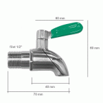 ROBINET DS Butoi INOX SS304 1/2 - imagine 5