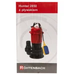 Pompa apa murdara Rohtenbach Hunter 2850, 550W, 300 l/min, submersibila cu flotor - imagine 2