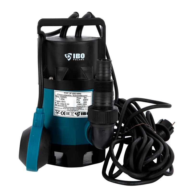 IP400MINI Pompă de drenaj, putere - 0, 40kW, înălțimea de pompare -5 m, debit - imagine 1