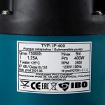 Pompa submersibila 400W Drenaj IP400 IBO - imagine 10