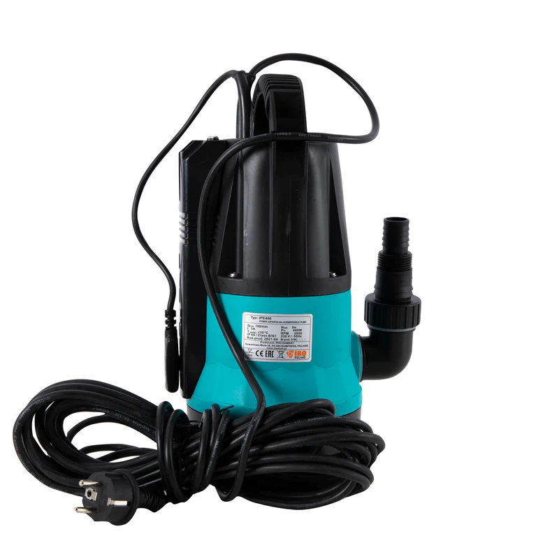 IPE400ibo Pompa de Drenaj IBO IPE400, 400W, H 5m,125 l/min, Flotor electronic - imagine 1