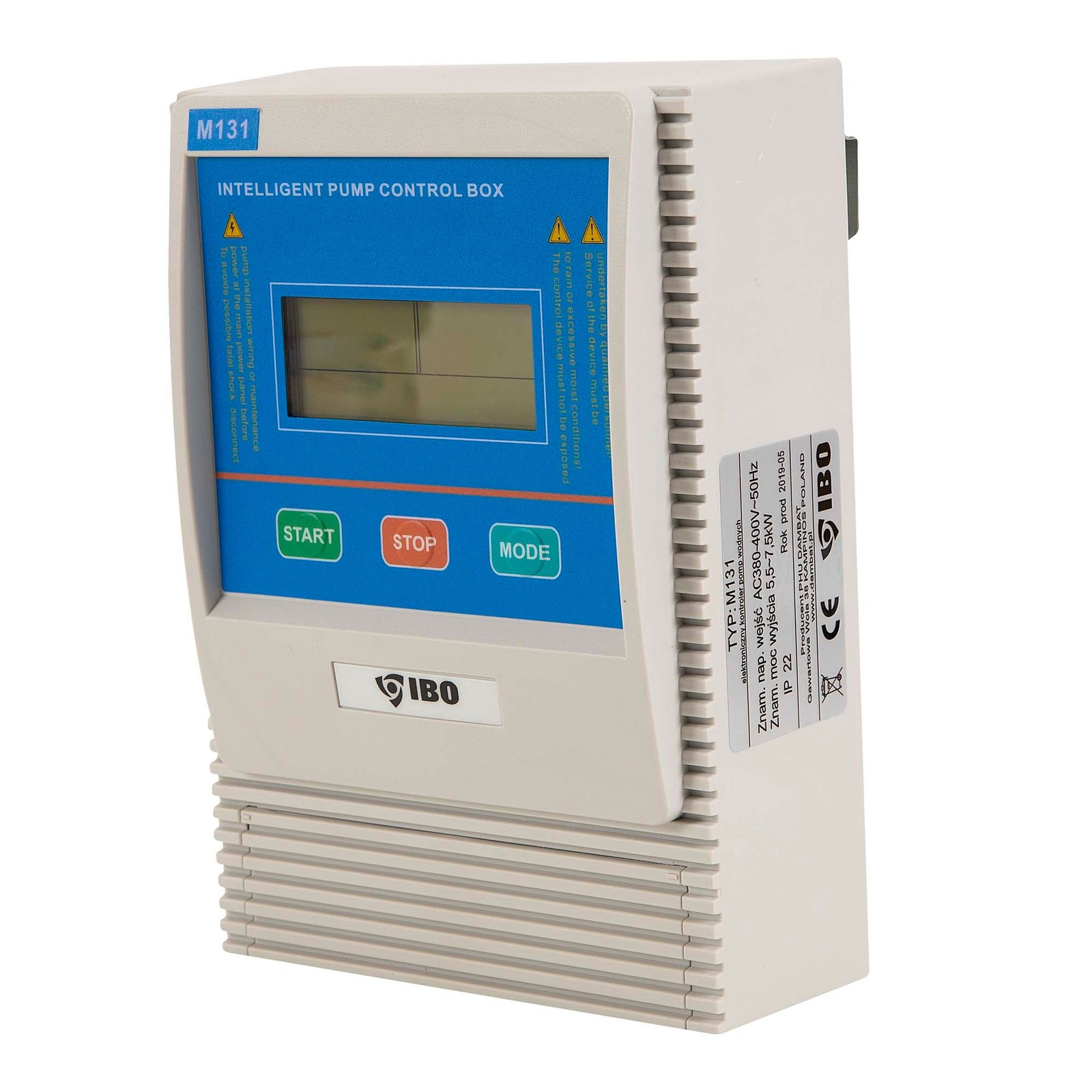 M13155-75IBO_2 Panou comanda pompa apa IBO M131 55-75, 5.5kW-7.5kW,Protectie TRIFAZAT 400V,Senzori - imagine 1