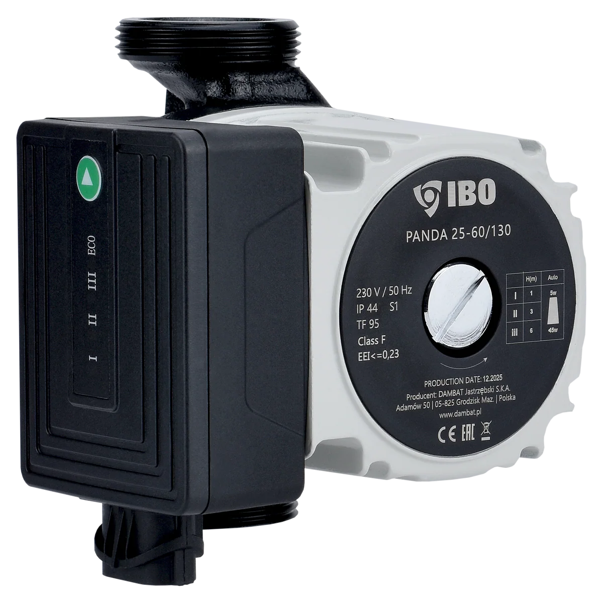 PANDA_25-60-130_2 POMPA Recirculare-IBO-PANDA 25/60-130 55l/min, 50W,H6m - imagine 1
