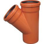 Ramificatie 45 °(Y)SN2 PVC/PPF 200x45 SN2