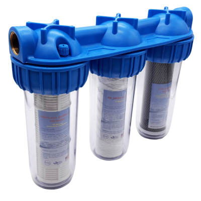 Filtru Triplex 10x1 Complet (S+B+Carb) ALFAKAL