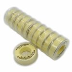 Banda Teflon gaz HD galben 12mm x 0.2mm x 6.6m