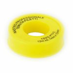 Banda Teflon gaz galben 12mm x 0.1mm x 12m