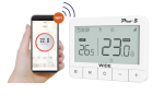 Pro 5RF WIDE Termostat Digital fara Fir cu WI-Fi Internet APP. ALFATECH
