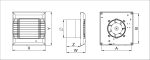 Ventilator Perete AWENTA (o100) - imagine 2