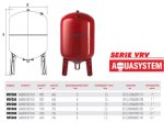 Vas Expansiune Vertical 300l cu suport Termic / Hidrofor AQUASYSTEMS - imagine 2