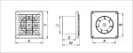 Ventilator perete Awenta - imagine 3
