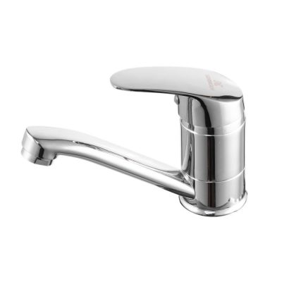 Baterie Monocomanda Bucatarie/Baie 18cm, Korman Technik, Aliaj, Crom