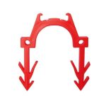 Clema Tacker din plastic pentru Teava Pex 14/20 mm, 4mm grosime, H 45mm - 750 buc, AKKORD