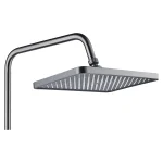 Coloana de dus BROCCA, 4 functii, Montare rapida, Jet reglabil, Presiune ridicata, Para de dus, Dus fix cu functie ploaie, Functie bideu, Alb mat - imagine 4