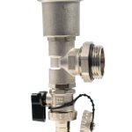 Teu capat distribuitor cu golire, aerisire automata, 1″