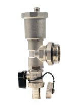 Teu capat distribuitor cu golire, aerisire automata, 1″