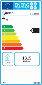 Boiler electric Midea Plat, 100 l, 2000 W, 2 rezervoare, alb, Control WIFI - imagine 4