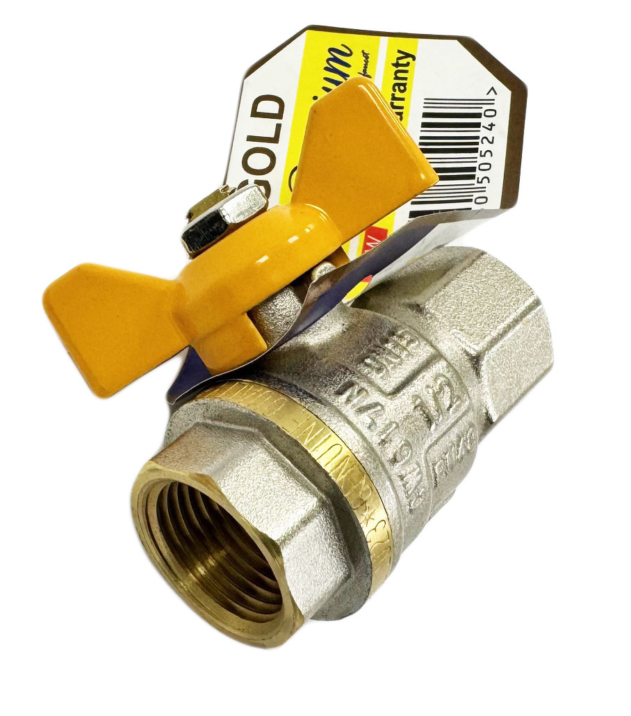 gaz-Genuine ROBINET GAZ PN40 trecere cu bila MTXGenuine 1/2FF - imagine 1