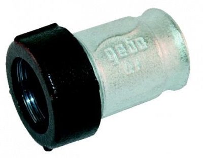 Mufa rapida fonta zincata 11/2″, FI, Gebo